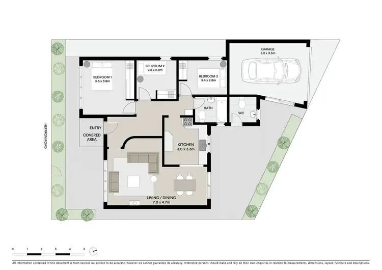 Floorplan of Homely house listing, 3 Heffron Road, Pagewood NSW 2035