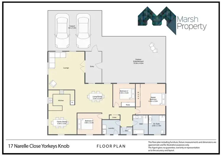 Floorplan of Homely house listing, 17 Narelle Close, Yorkeys Knob QLD 4878
