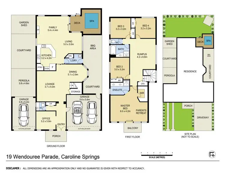 Floorplan of Homely house listing, 19 Wendouree Parade, Caroline Springs VIC 3023