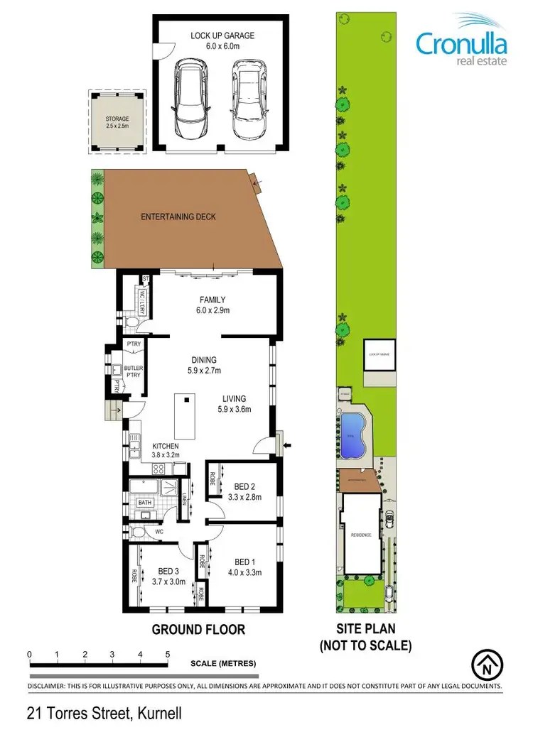 Floorplan of Homely house listing, 21 Torres Street, Kurnell NSW 2231