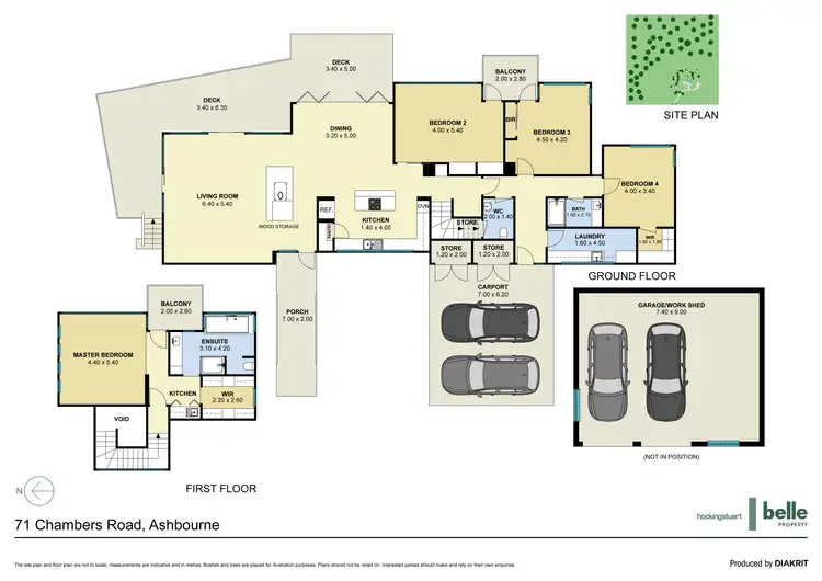Floorplan of Homely house listing, 71 Chambers Road, Ashbourne VIC 3442