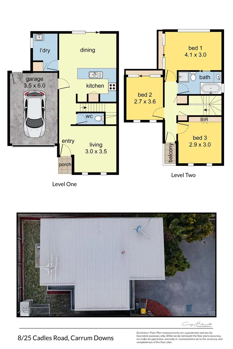 Floorplan of Homely townhouse listing, 8/25 Cadles Road, Carrum Downs VIC 3201