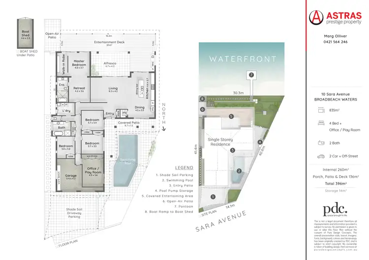 Floorplan of Homely house listing, 10 Sara Avenue, Broadbeach Waters QLD 4218