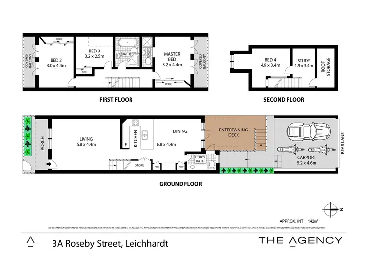 Floorplan of Homely house listing, 3A Roseby Street, Leichhardt NSW 2040