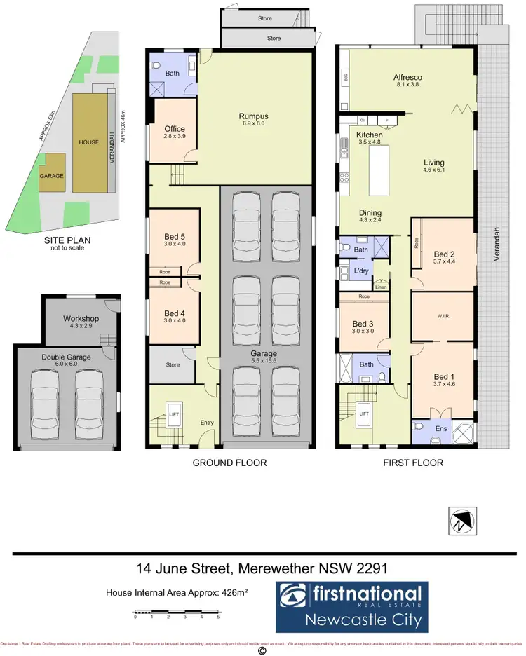 Floorplan of Homely house listing, 14 June Street, Merewether NSW 2291