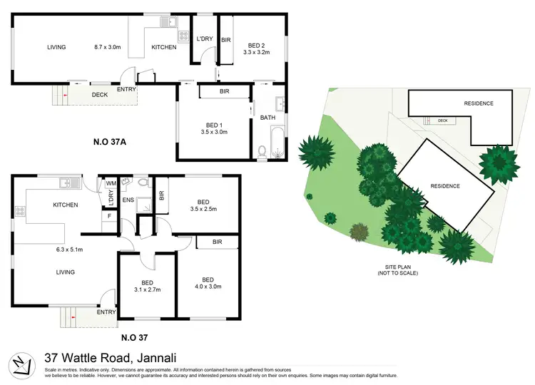 Floorplan of Homely house listing, 37&37A Wattle Road, Jannali NSW 2226