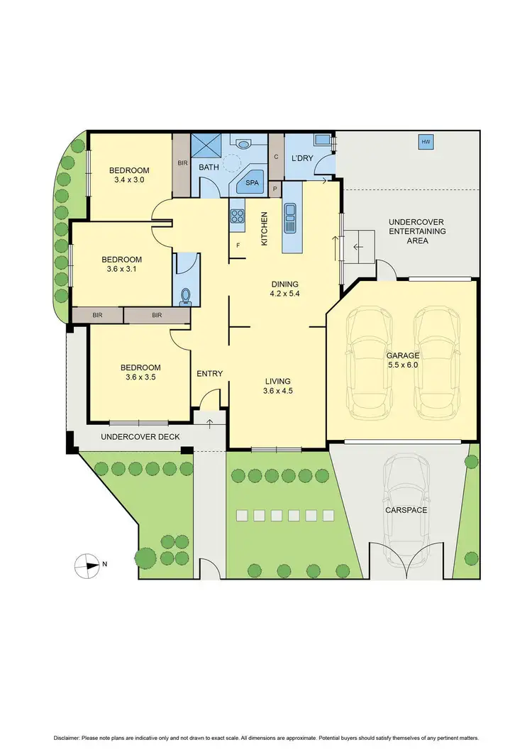 Floorplan of Homely villa listing, 1/5 Argyle Street, Moonee Ponds VIC 3039