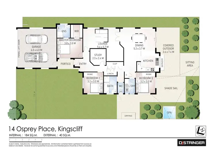 Floorplan of Homely house listing, 14 Osprey Place, Kingscliff NSW 2487