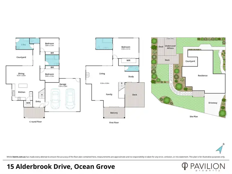 Floorplan of Homely house listing, 15 Alderbrook Drive, Ocean Grove VIC 3226