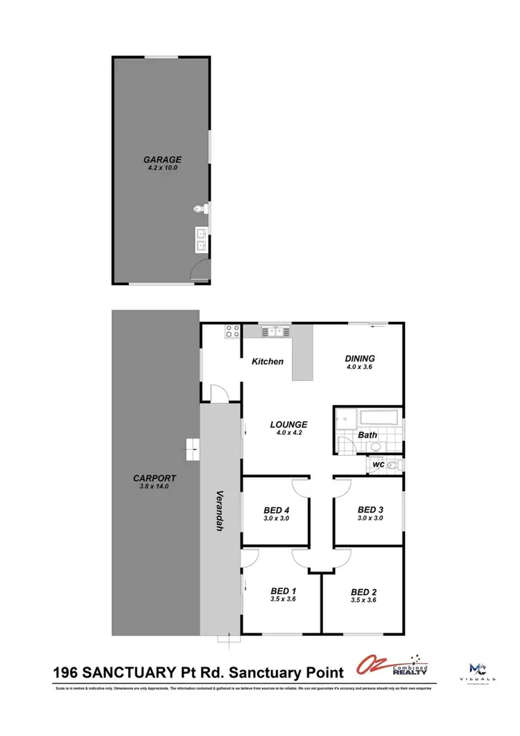 Floorplan of Homely house listing, 196 Sanctuary Point Road, Sanctuary Point NSW 2540