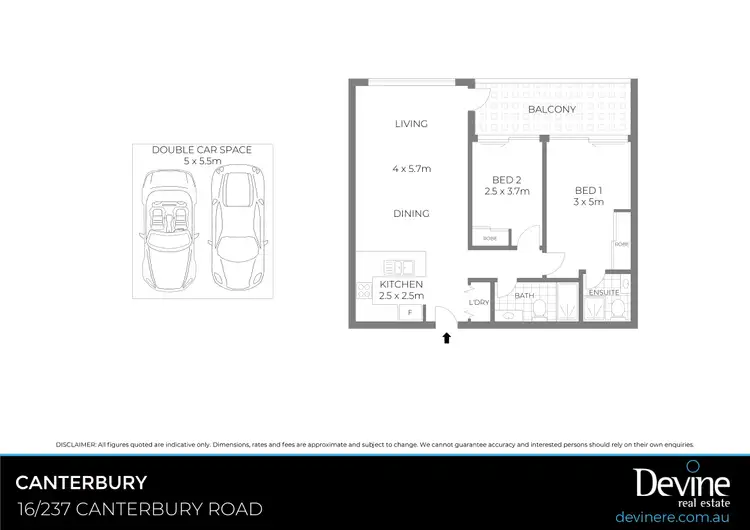 Floorplan of Homely apartment listing, 16/237 Canterbury Road, Canterbury NSW 2193