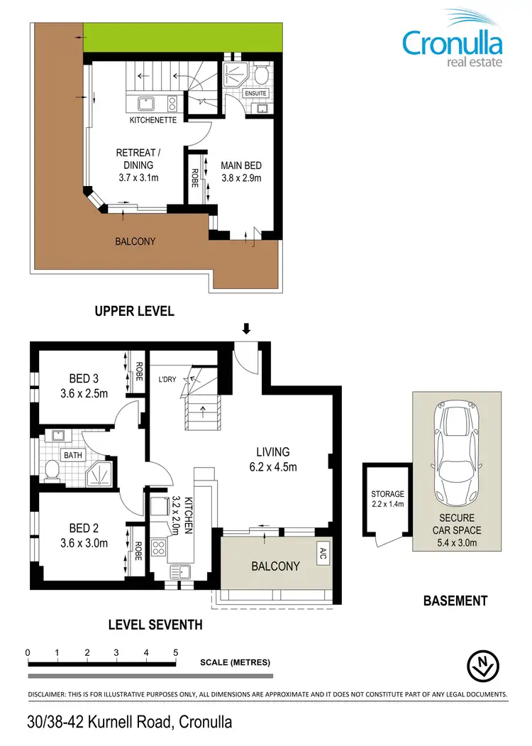 Floorplan of Homely apartment listing, 30/38-42 Kurnell Road, Cronulla NSW 2230