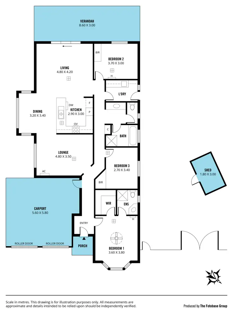 Floorplan of Homely house listing, 3 Bluewater Boulevard, Sellicks Beach SA 5174