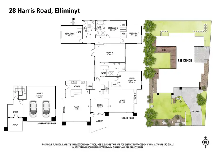Floorplan of Homely house listing, 28 Harris Road, Elliminyt VIC 3250