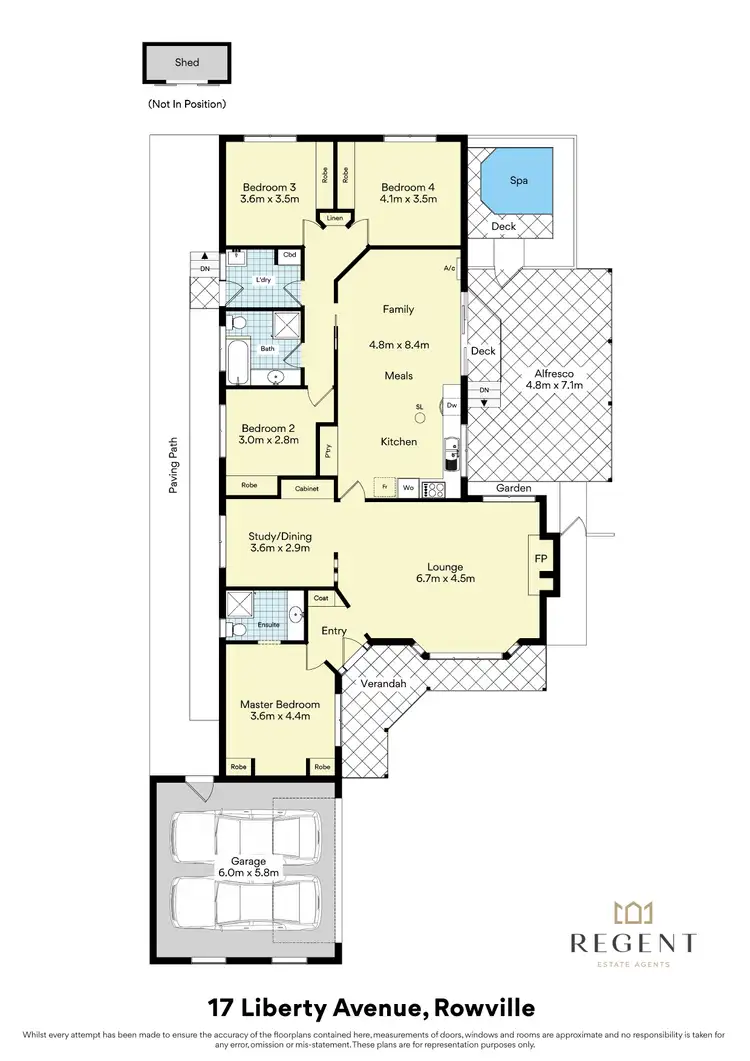 Floorplan of Homely house listing, 17 Liberty Avenue, Rowville VIC 3178