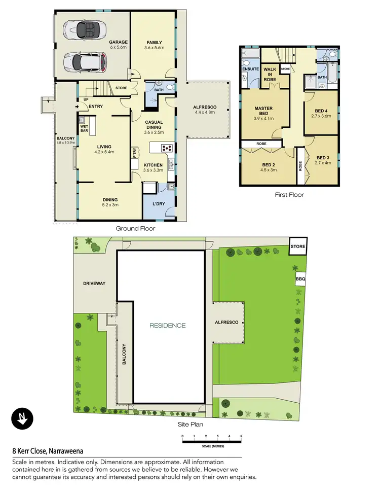 Floorplan of Homely house listing, 8 Kerr Close, Narraweena NSW 2099