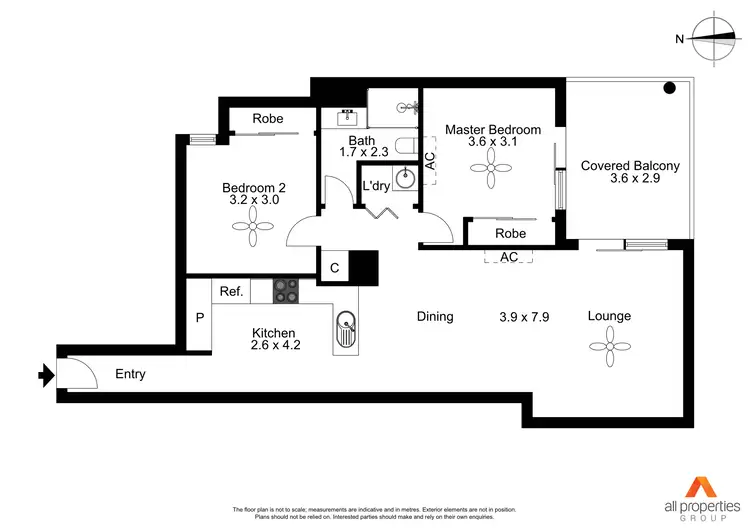 Floorplan of Homely unit listing, 27/30 Anstey Street, Albion QLD 4010