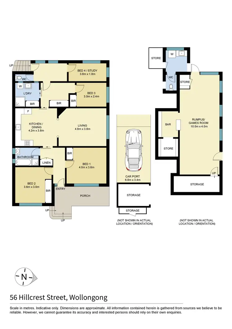 Floorplan of Homely house listing, 56 Hillcrest Street, Wollongong NSW 2500
