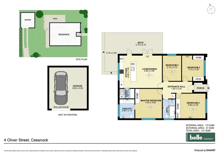 Floorplan of Homely house listing, 4 Oliver Street, Cessnock NSW 2325