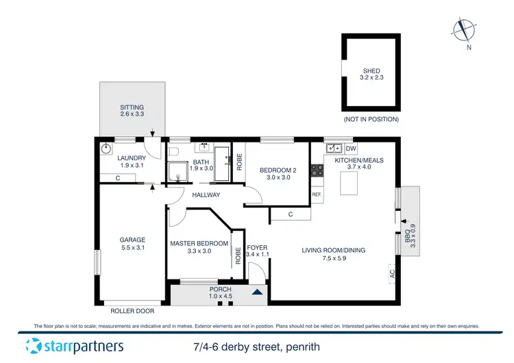 Floorplan of Homely villa listing, 7/4-6 Derby Street, Kingswood NSW 2747