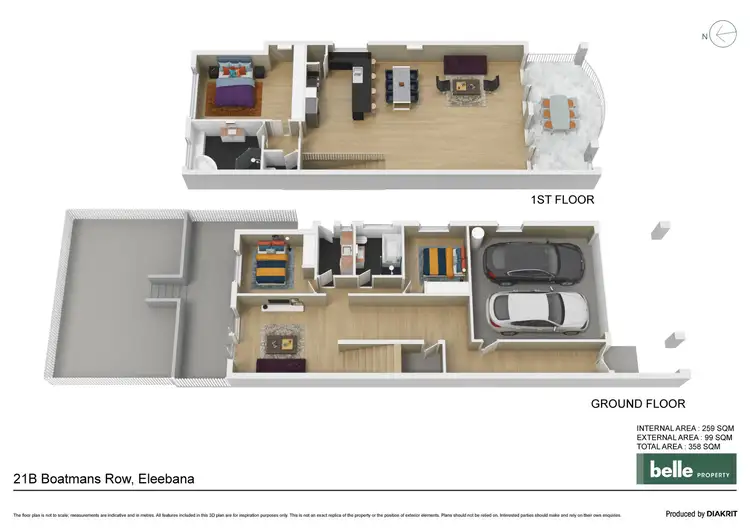Floorplan of Homely house listing, 21B Boatmans Row, Eleebana NSW 2282
