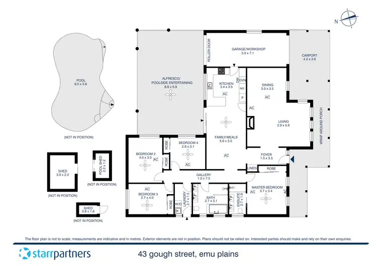 Floorplan of Homely house listing, 43 Gough Street, Emu Plains NSW 2750