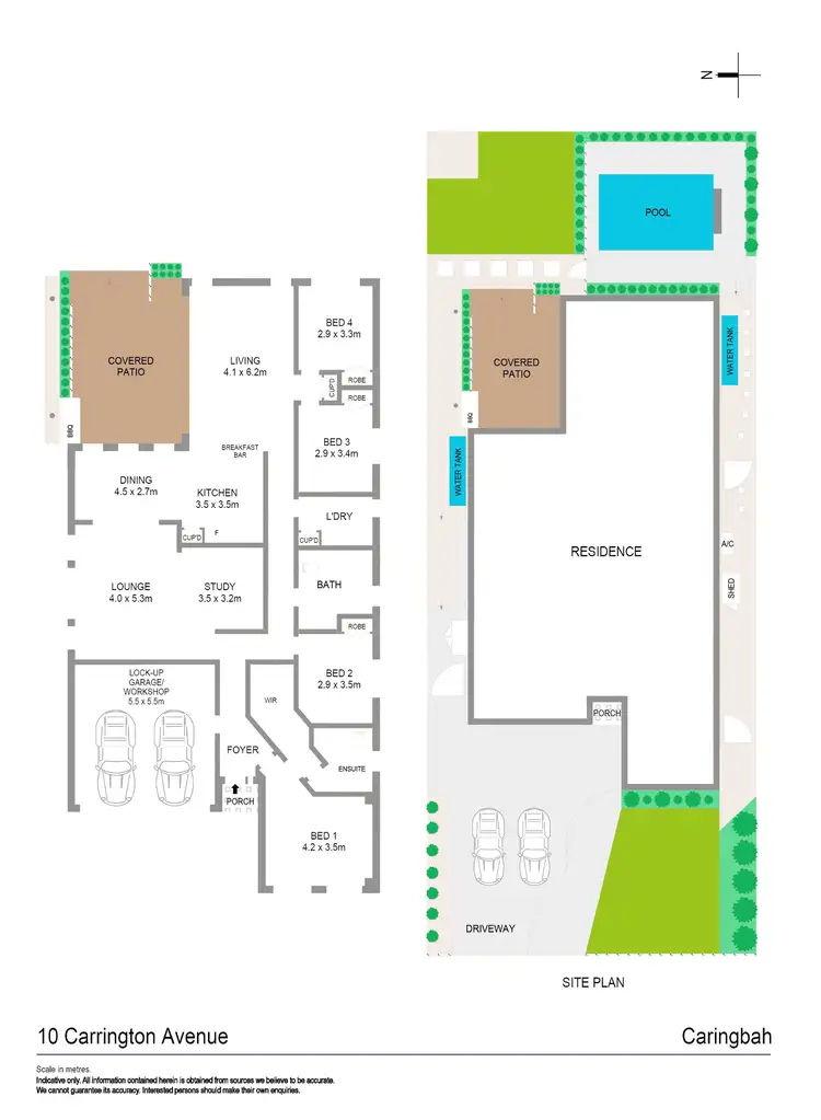 Floorplan of Homely house listing, 10 Carrington Ave, Caringbah NSW 2229