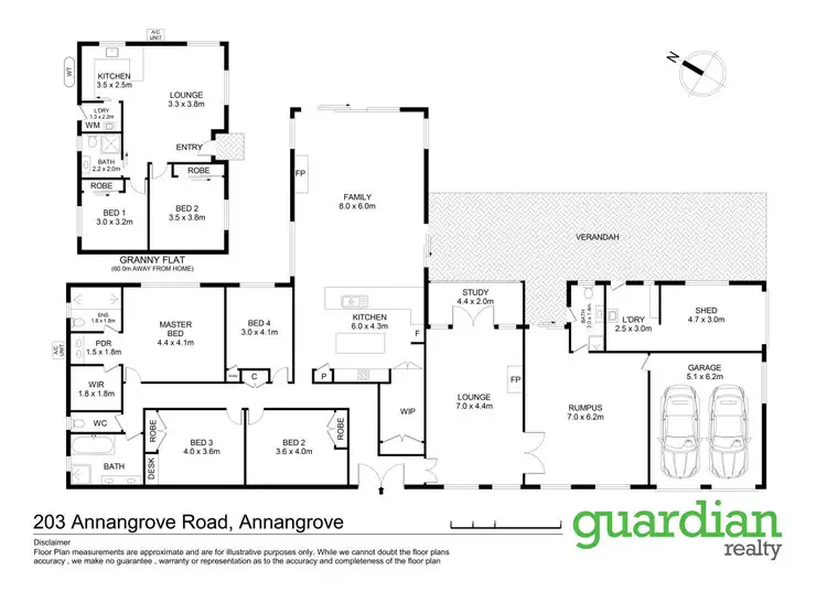 Floorplan of Homely house listing, 203-203A Annangrove Road, Annangrove NSW 2156
