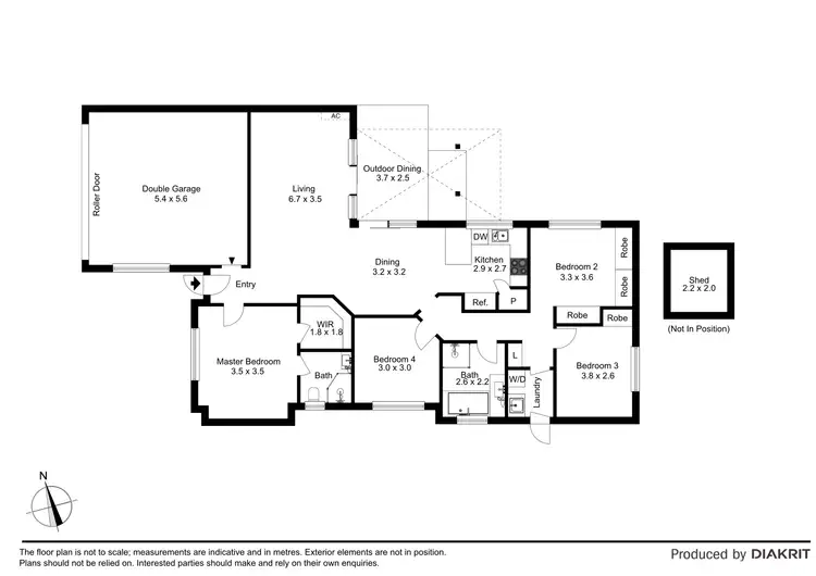 Floorplan of Homely house listing, 13 Dawson Place, Menai NSW 2234