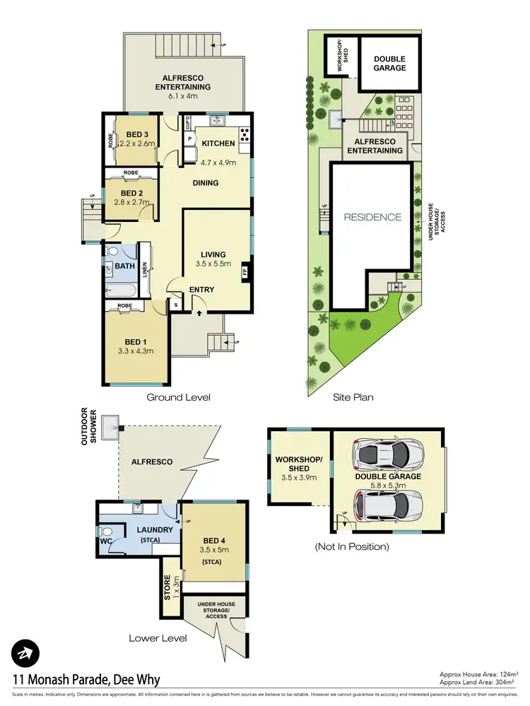 Floorplan of Homely house listing, 11 Monash Parade, Dee Why NSW 2099