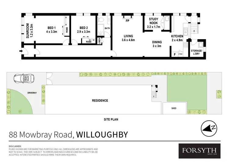 Floorplan of Homely house listing, 88 Mowbray Road, Willoughby NSW 2068