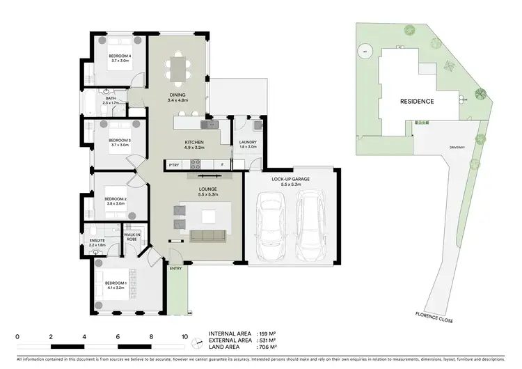 Floorplan of Homely house listing, 4 Florence Close, Mudgee NSW 2850
