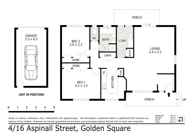 Floorplan of Homely unit listing, 4/16 Aspinall Street, Golden Square VIC 3555