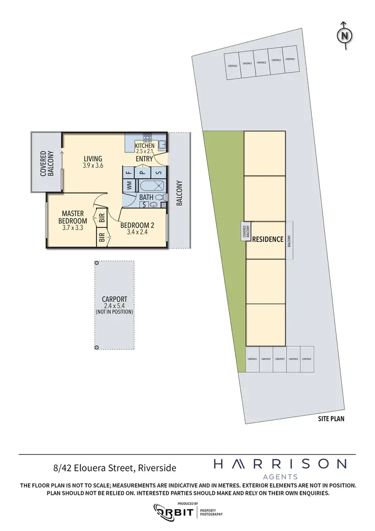 Floorplan of Homely unit listing, 8/42 Elouera Street, Riverside TAS 7250