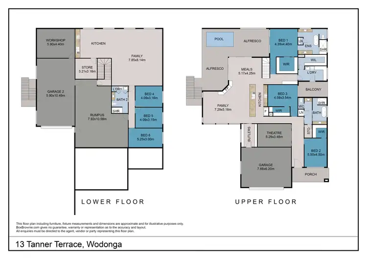 Floorplan of Homely house listing, 13 Tanner Terrace, Wodonga VIC 3690