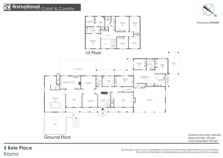 Floorplan of Homely house listing, 5 Bele Place, Kiama NSW 2533
