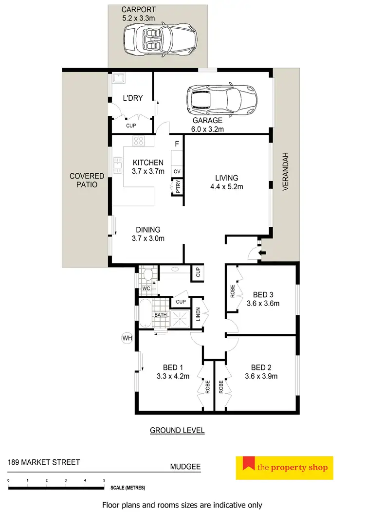 Floorplan of Homely house listing, 189 Market Street, Mudgee NSW 2850