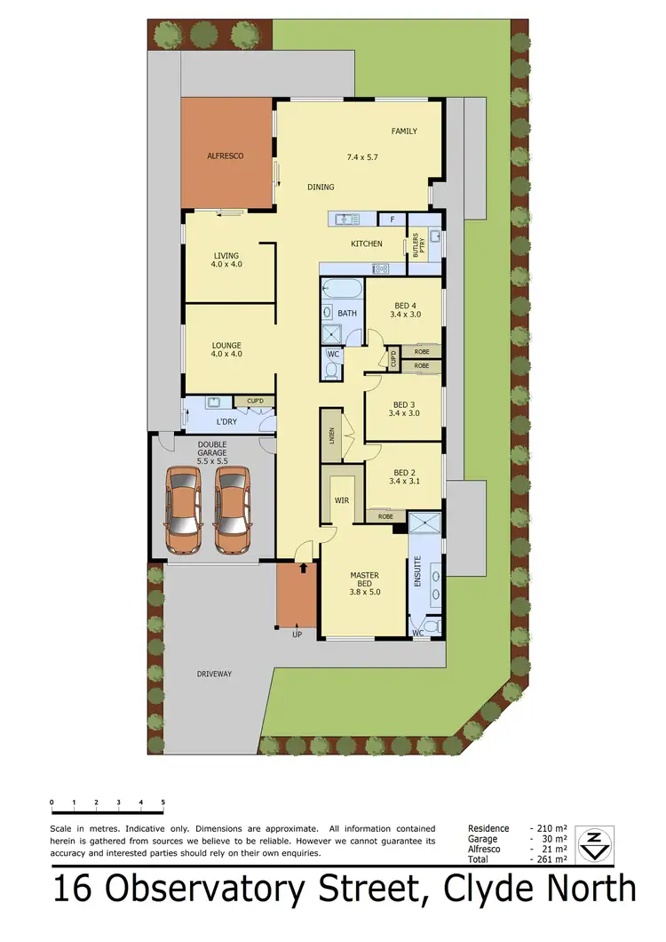 Floorplan of Homely house listing, 16 Observatory Street, Clyde North VIC 3978