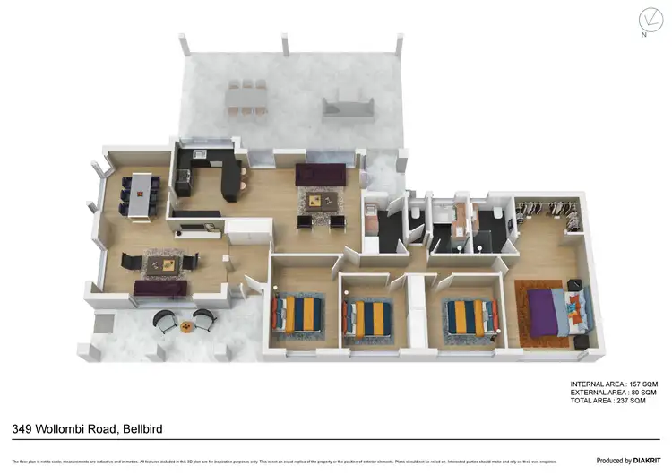 Floorplan of Homely house listing, 349a Wollombi Road, Bellbird NSW 2325