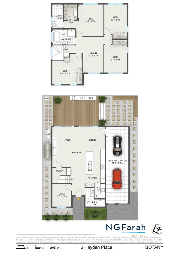 Floorplan of Homely house listing, 6 Hayden Place, Botany NSW 2019