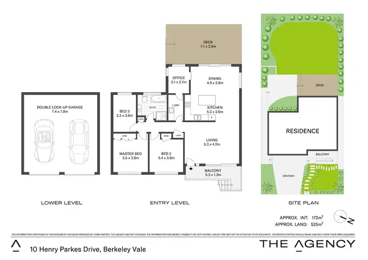Floorplan of Homely house listing, 10 Henry Parkes Drive, Berkeley Vale NSW 2261