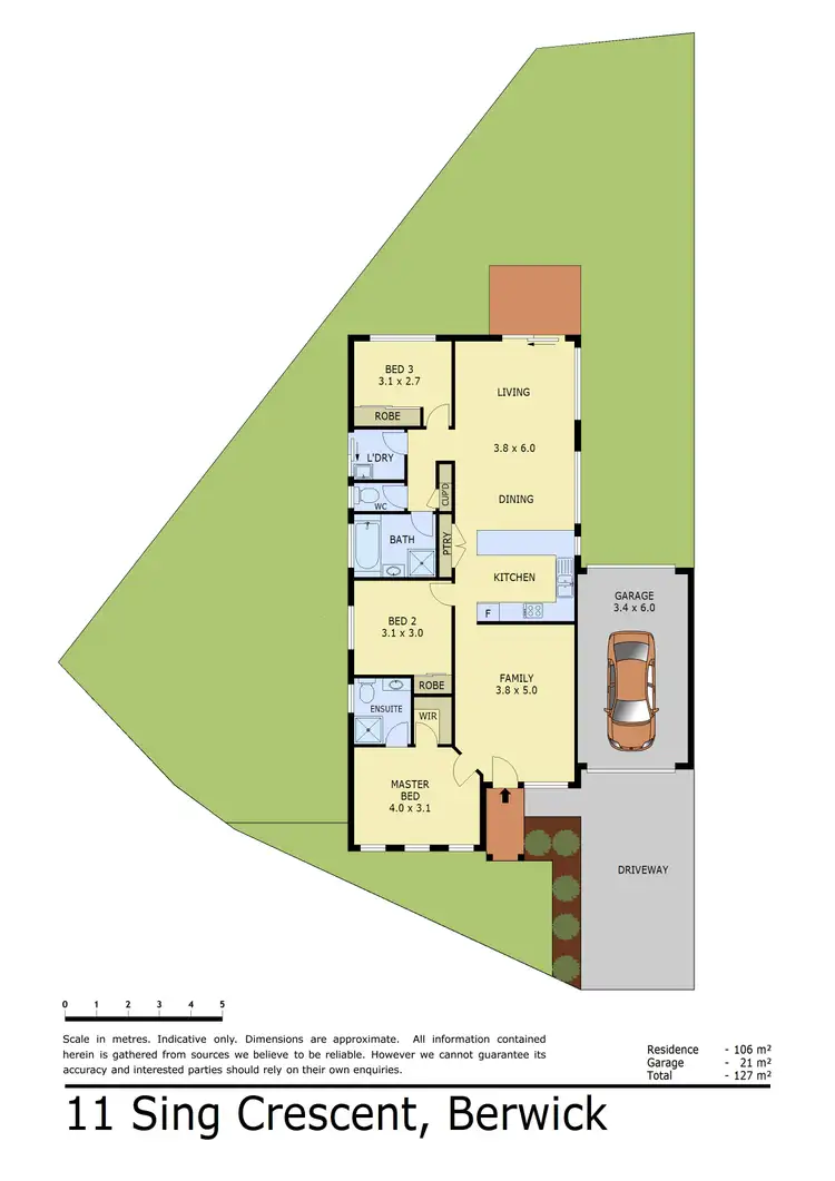 Floorplan of Homely house listing, 11 Sing Crescent, Berwick VIC 3806