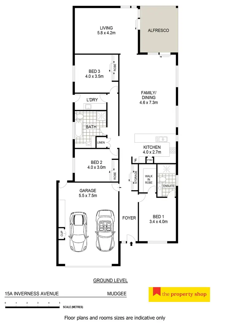 Floorplan of Homely house listing, 15A Inverness Avenue, Mudgee NSW 2850