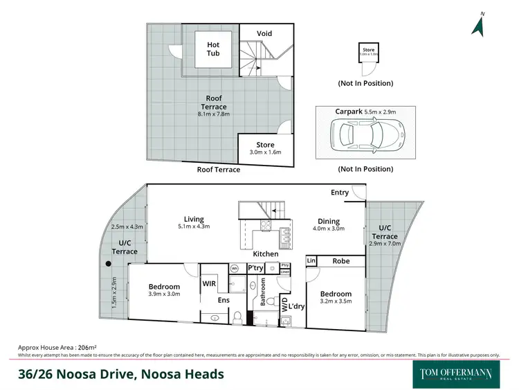 Floorplan of Homely unit listing, 36/26 Noosa Drive, Noosa Heads QLD 4567