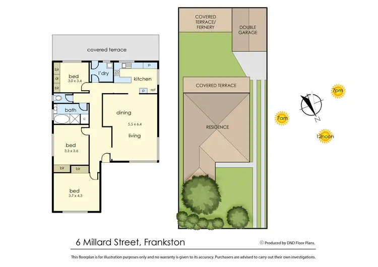 Floorplan of Homely house listing, 6 Millard Street, Frankston VIC 3199