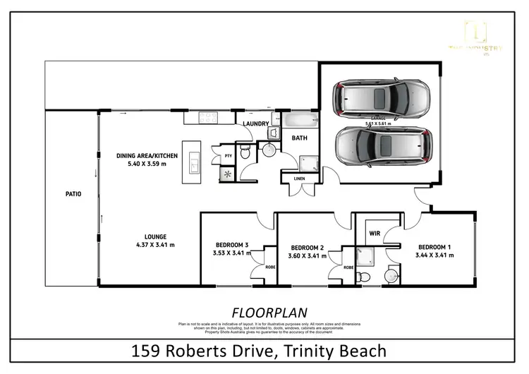 Floorplan of Homely house listing, 159 Roberts Drive, Trinity Beach QLD 4879