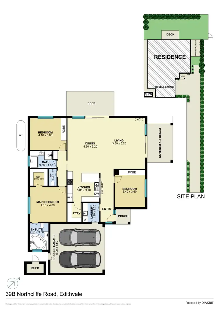 Floorplan of Homely house listing, 39B Northcliffe Road, Edithvale VIC 3196