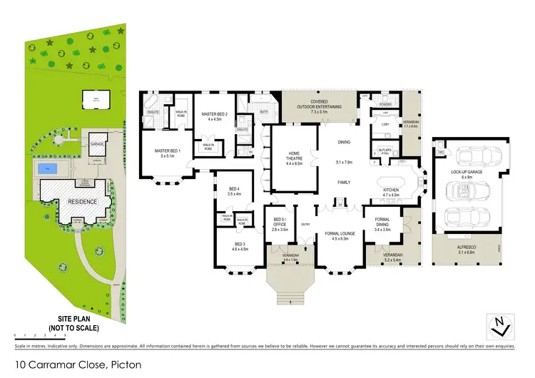 Floorplan of Homely house listing, 10 Carramar Close, Picton NSW 2571