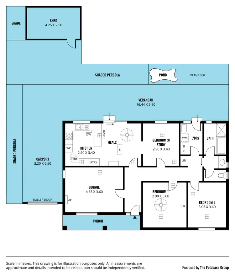 Floorplan of Homely house listing, 39 Ellis Avenue, Morphett Vale SA 5162