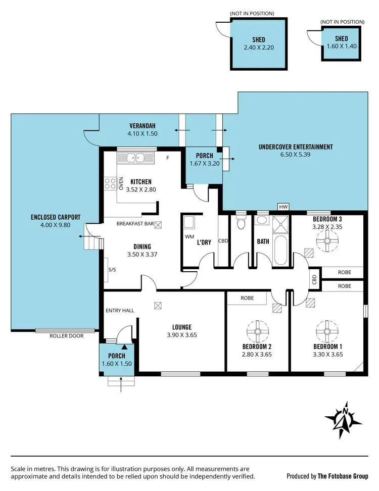 Floorplan of Homely house listing, 4 Oban Court, Huntfield Heights SA 5163